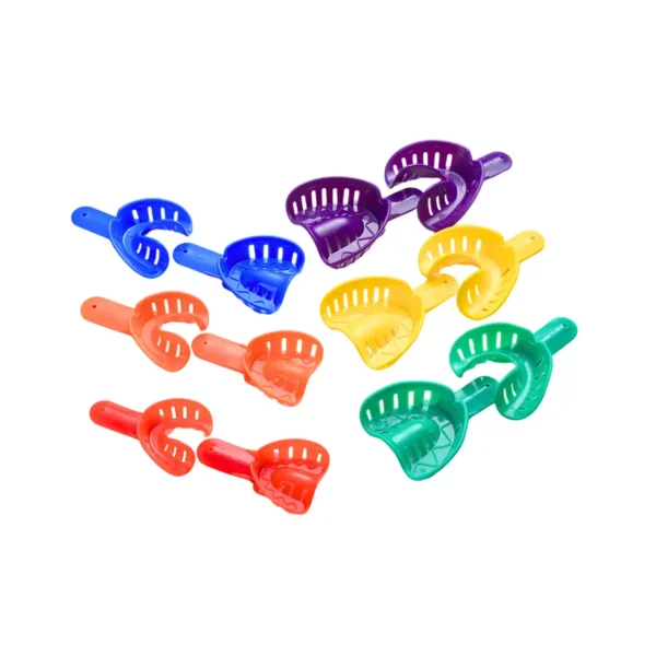Jaypee Orthodontic Impression Tray High Flange Set Of 12 (6 Upper - 6 Lower) Impression Trays