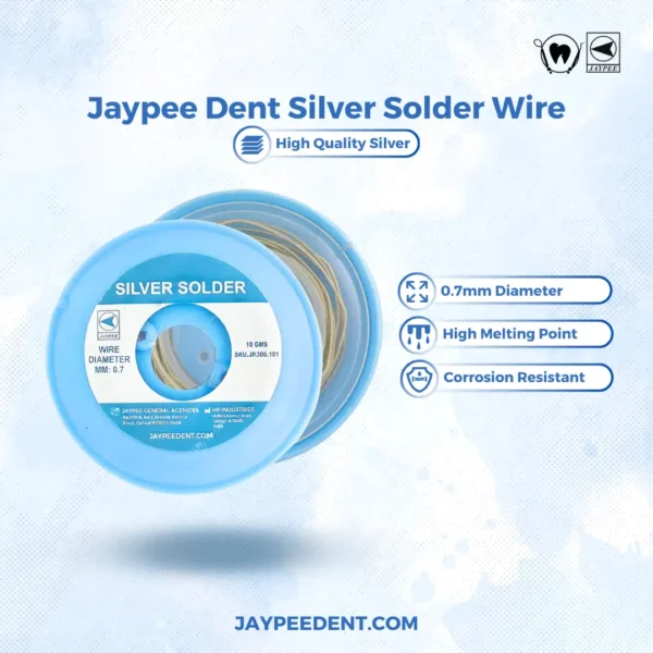 Jaypee Dent Silver Solder Wire, 10 Grams, 0.7Mm Diameter - Image 2