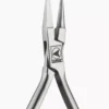 Light Wire Plier Long Beak With Groove Wide One Side Scaled