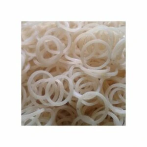 Image of Milky Way Latex Ortho Elastics, Tooth Color, 9.5mm (38 inch) Light Force 99.2gms (3.5 Oz)