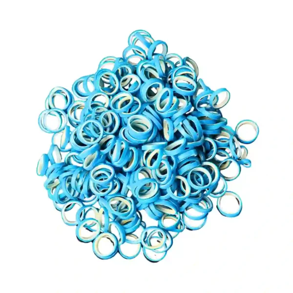 Rainbow Latex Elastics - Blue Color - Blueberry Flavour, Force - 99.2g 1/4" 6.3mm 3.5 Oz