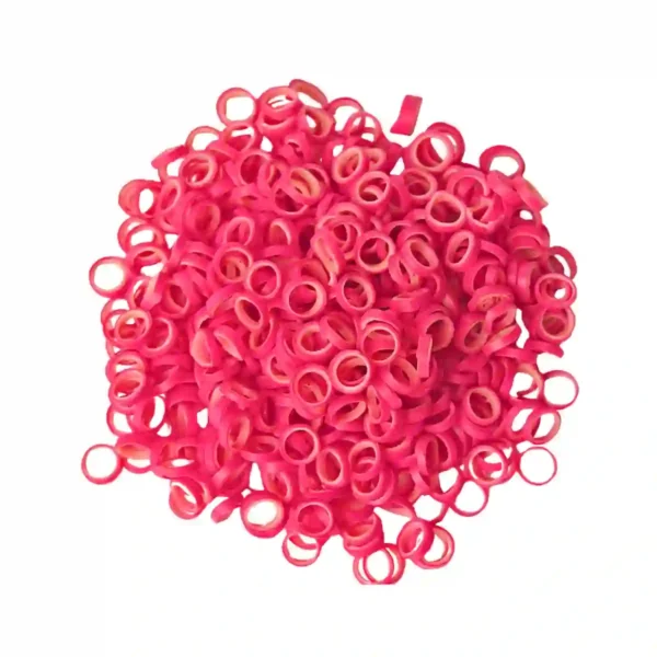 Rainbow Latex Elastics - Red - Flavour - Rose Force 99.2g 3/16" 4.7mm 3.5 Oz