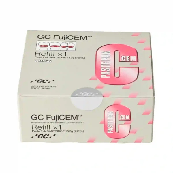 GC FujiCEM Refill, Resin Reinforced Glass Ionomer Luting Cement, For Cementation of Restorative Prothesis