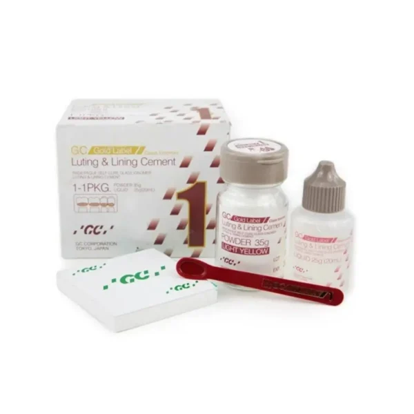GC Gold Label I Fuji 1 Luting and Lining Cement, For Luting Crown, Onlay, Inlay, Posts