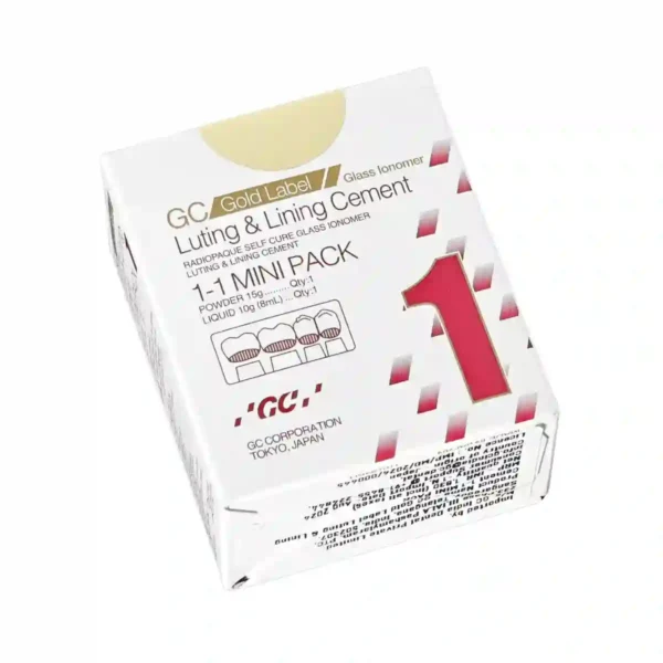 GC Gold Label I Fuji 1 Luting and Lining Cement, For Luting Crown, Onlay, Inlay, Posts