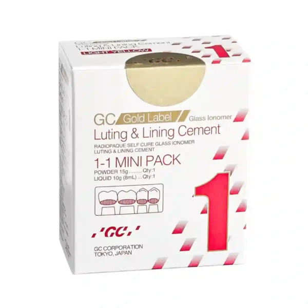 GC Gold Label I Fuji 1 Luting and Lining Cement, For Luting Crown, Onlay, Inlay, Posts