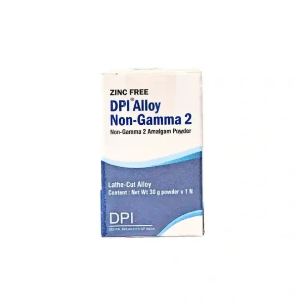 DPI Alloy Non Gamma 2 Amalgam Powder, Zinc Free, Lathe Cut Alloy, 30g Powder
