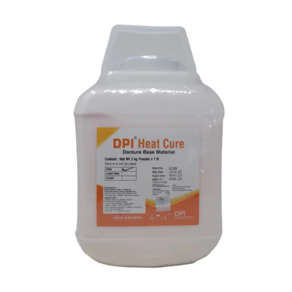 Image Of Dpi Heat Cure Acrylic Powder 3 Kg - Pink