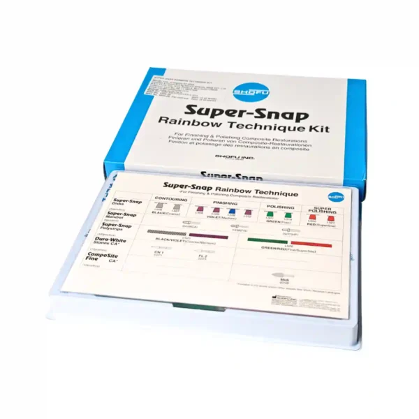Shofu Super Snap Rainbow Technique Kit For Finishing and Polishing Composite Restoration