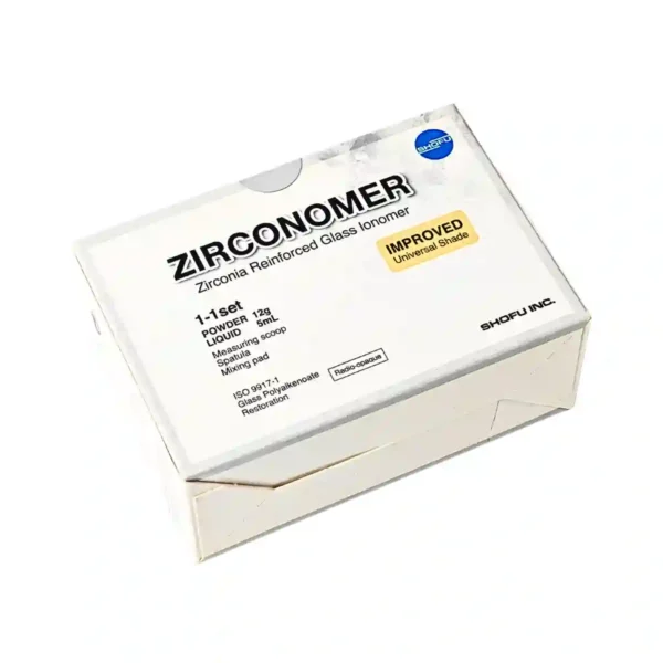 Shofu Zirconomer Zirconia Reinforced Glass Ionomer, Radio-opaque, Improved Universal shade