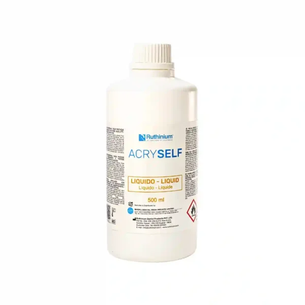 Ruthinium Acry Self Powder and Liquid, 500ml Liquid