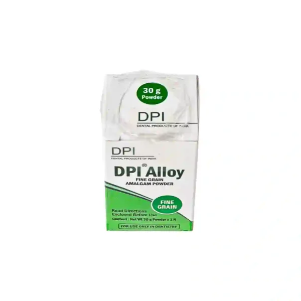 DPI Alloy Fine Grain Amalgam Powder, Silver Alloy Powder, For Amalgam Filling, Fine Powder, 30g