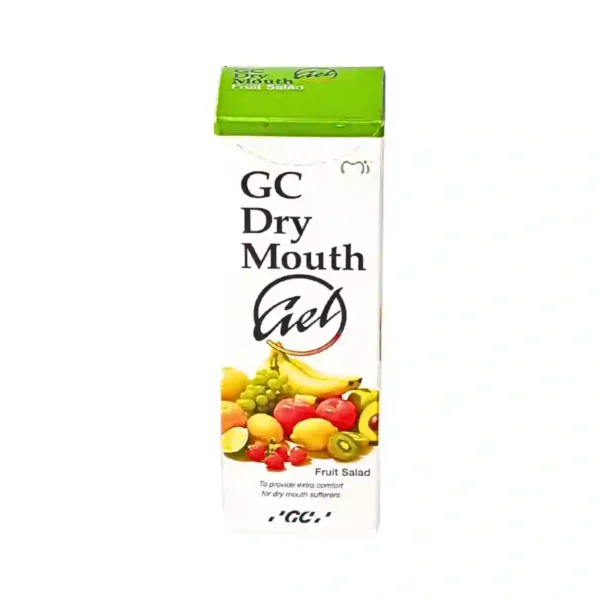 GC Dry Mouth Gel, Sugar-Free Oral Gel for Dry Mouth Relief, Fruit Salad Flavour