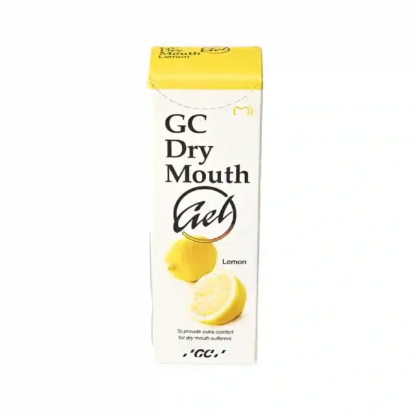 GC Dry Mouth Gel, Sugar-Free Oral Gel for Dry Mouth Relief, Lemon Flavour