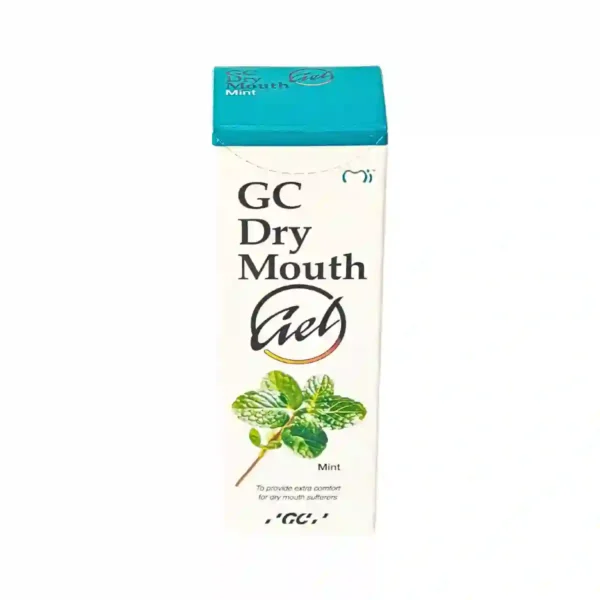 GC Dry Mouth Gel, Sugar-Free Oral Gel for Dry Mouth Relief, Mint Flavour