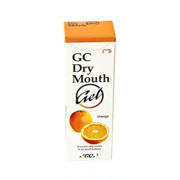 GC Dry Mouth Gel, Sugar-Free Oral Gel for Dry Mouth Relief, Orange Flavour