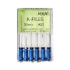 Mani K-File 21Mm, 25Mm, 31Mm - Precision Files To Remove Debris, Shape Canals During Root Canal Procedure 7 Mani K-File