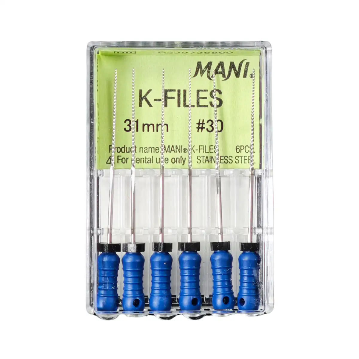 Mani K-File 21Mm, 25Mm, 31Mm - Precision Files To Remove Debris, Shape Canals During Root Canal Procedure 6 Mani K-File