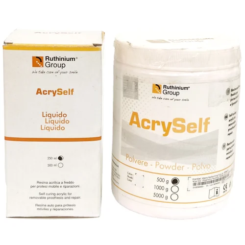 Image of Ruthinium Acry Self Powder 500gm Liquid 250ml