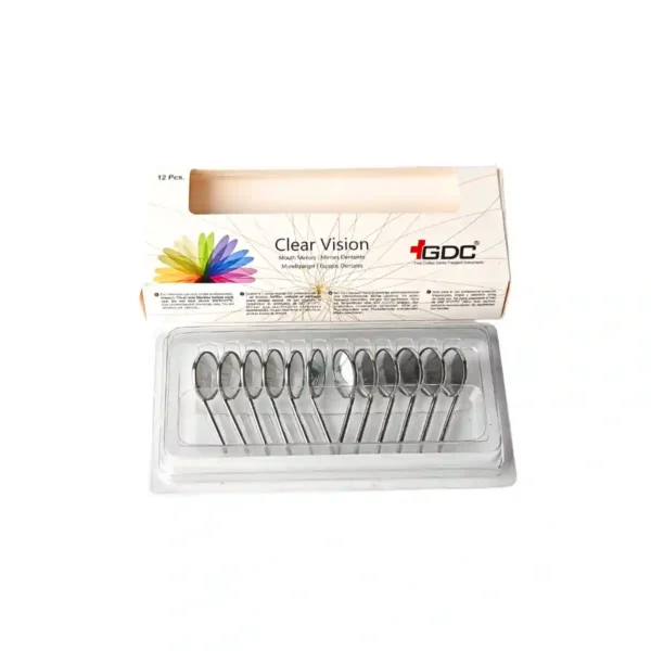 GDC Clear Vision Mouth Mirror Pack Of 12, Plain No 05