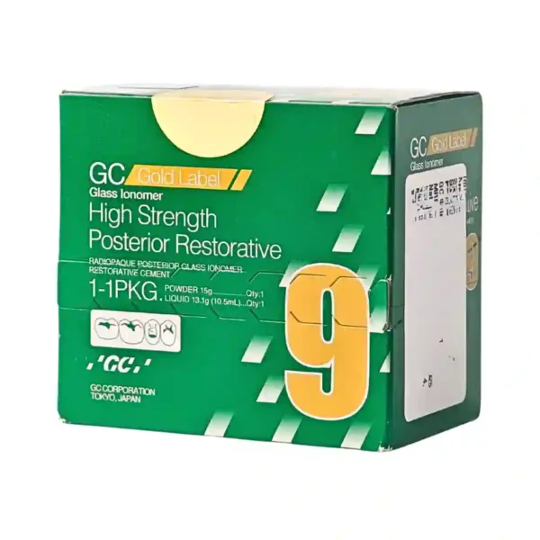 GC Gold Label Glass Ionomer High Strength Posterior Restorative 9, Radiopaque Posterior Glass Ionomer Restorative Cement