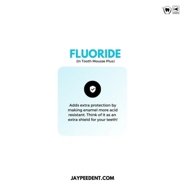 GC Tooth Mousse Plus, Topical Creme with Bioavailable Calcium, Phosphate and Fluoride