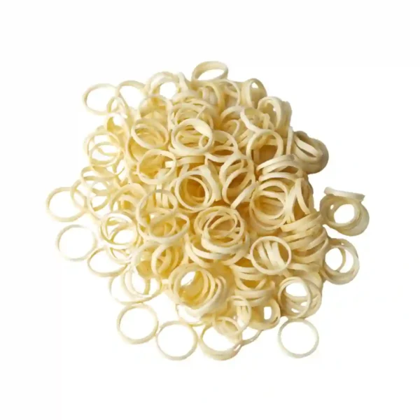 Milky Way Latex Ortho Elastics, Tooth Color, 4.7mm (3/16 inch), Medium Force 127.57gms (4.5 Oz), Intra Oral Elastics