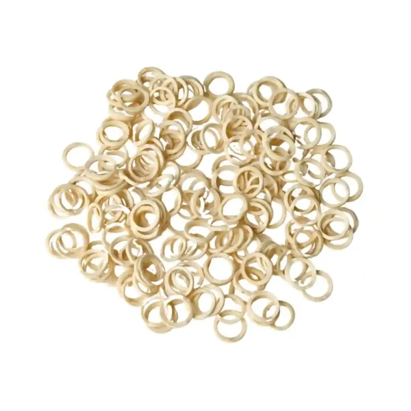 Milky Way Latex Ortho Elastics, Tooth Color, 4.7mm (3/16 inch), Medium Force 127.57gms (4.5 Oz), Intra Oral Elastics