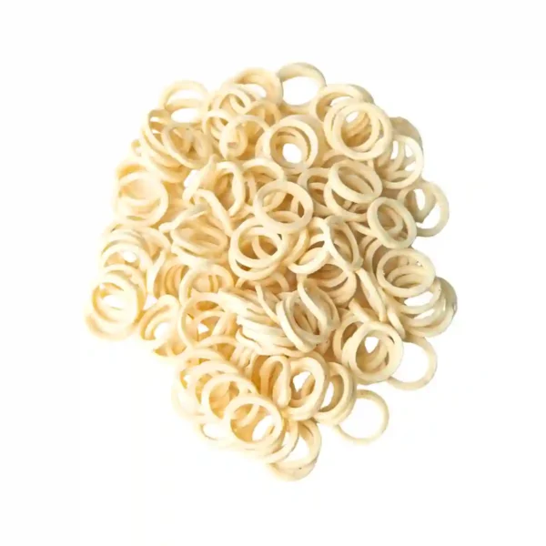 Milky Way Latex Ortho Elastics, Tooth Color, 4.7mm (3/16 inch), Medium Force 127.57gms (4.5 Oz), Intra Oral Elastics