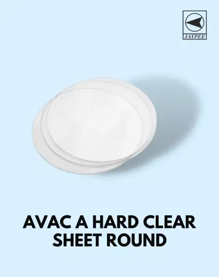 Avac A Hard Clear Sheet Round