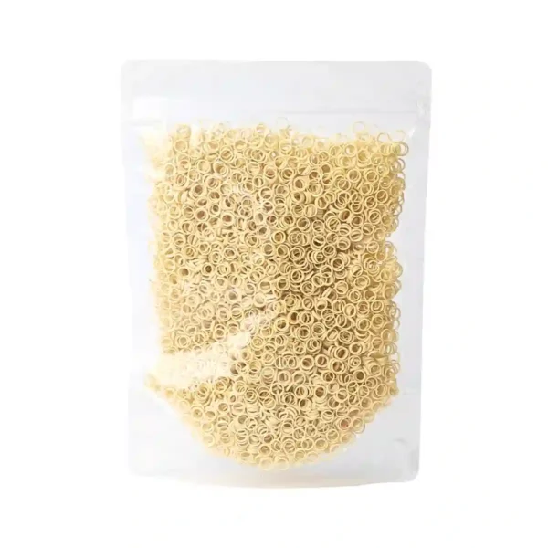 Milky Way Latex Ortho Elastics, Tooth Color, 6.3mm (1/4 inch), Medium Force 127.57gms (4.5 Oz)