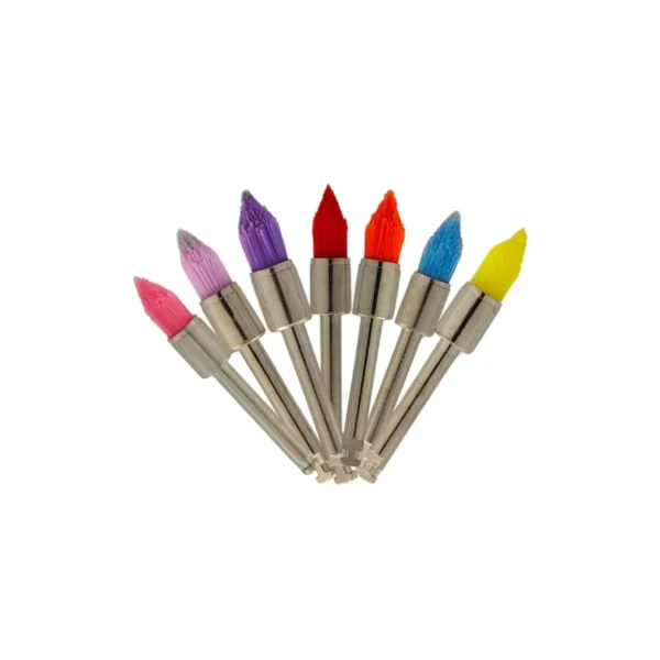 Tapered polishing brush