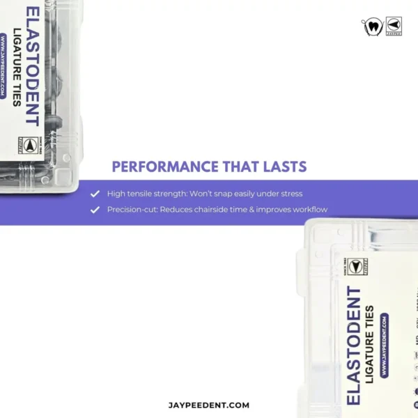 Elastodent Ligature Ties, Orthodontic Latex Free Lig Rings