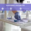 Elastodent Ligature Ties, Orthodontic Latex Free Lig Rings 4 Elastodent Ligature Ties, Orthodontic Latex Free Lig Rings