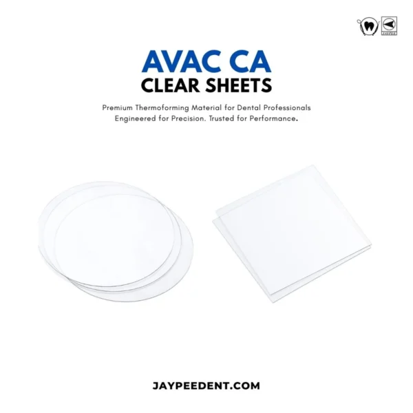 AVAC CA Hard Clear Sheets For Fabrication of Aligners and Retainers