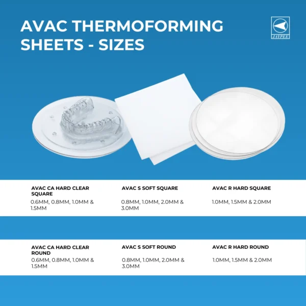 Avac Thermoforming Sheets Sizes