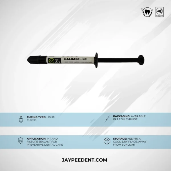 Ezi Calbase – Lc Light Cured Calcium Hydroxide Paste - Image 3