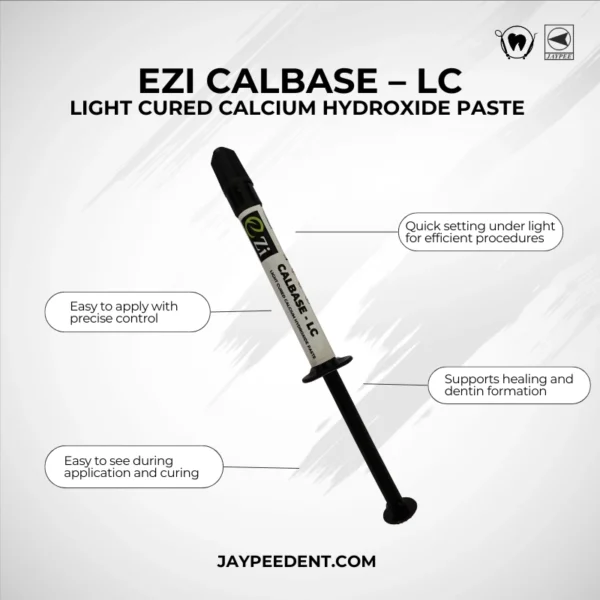 Ezi Calbase – Lc Light Cured Calcium Hydroxide Paste - Image 2