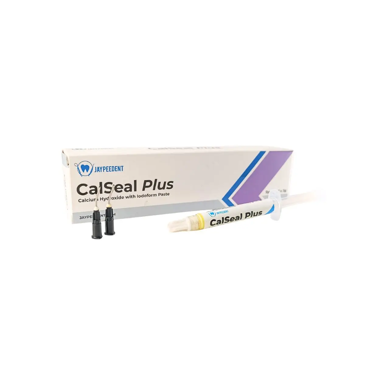 Jaypee Dent Calseal Plus Calcium Hydroxide With Lodoform Paste, 3G Syringe 1 Jaypee Dent Calseal Plus Calcium Hydroxide With Lodoform Paste