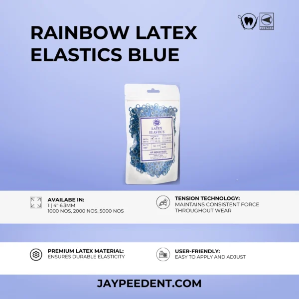 Rainbow Latex Elastics Blue