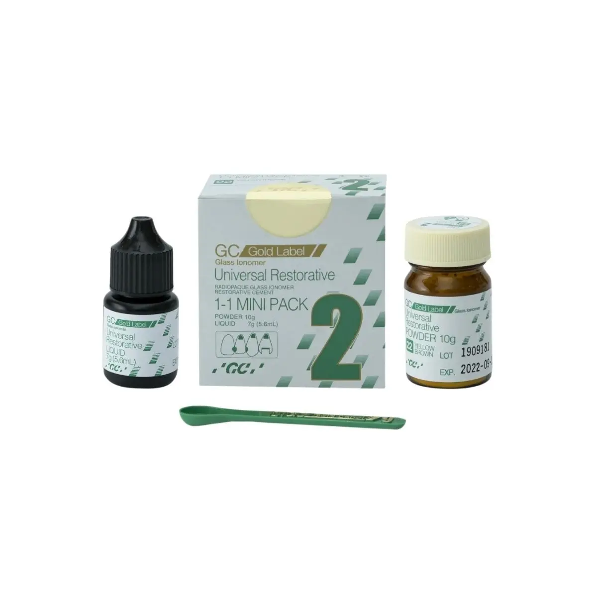 Gc Gold Label Ii Universal Restorative, Fuji 2 1 Gc Gold Label Ii Universal Restorative, Fuji 2