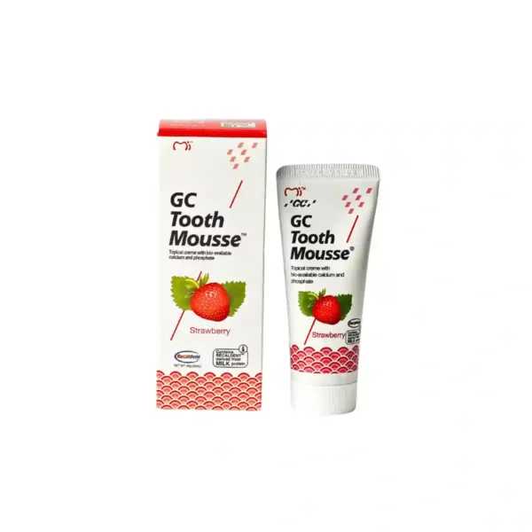 GC Tooth Mousse, Strawberry, Chocolate, Mint, Vanila, Melon, Tuti-Fruti, Milk Shake Topical Creme With Bio-Available Calcium And Phosphate