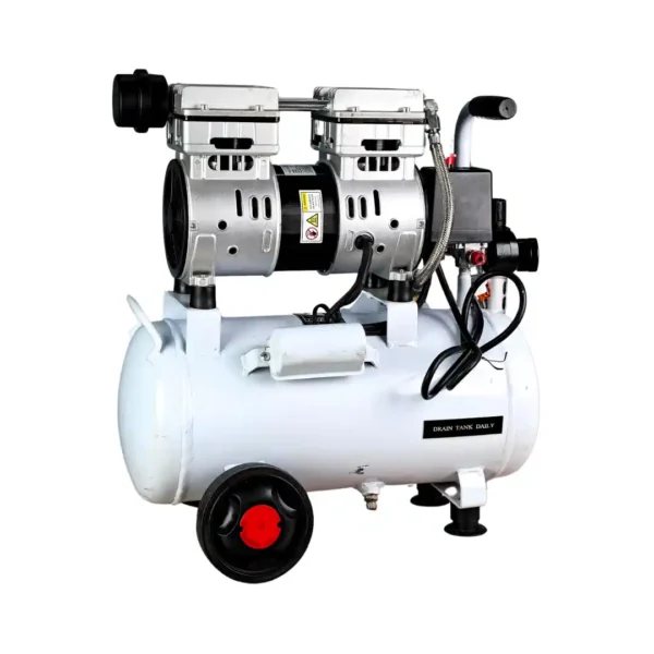 Dental Air Compressor, Oil Free, 1 Hp Motor, 18 Liter Tank, 8 Kg/Cm Max Pressure (8 Bar), For Dental Clinics, Dental Labs