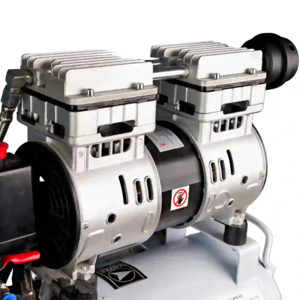 Dental Air Compressor, Oil Free, 1 Hp Motor, 18 Liter Tank, 8 Kg/Cm Max Pressure (8 Bar), For Dental Clinics, Dental Labs