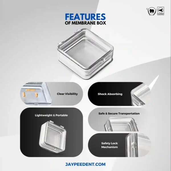 Jaypee Dent Membrane Box, Dental Laboratory Transparent Box, Crown And Bridge Storage