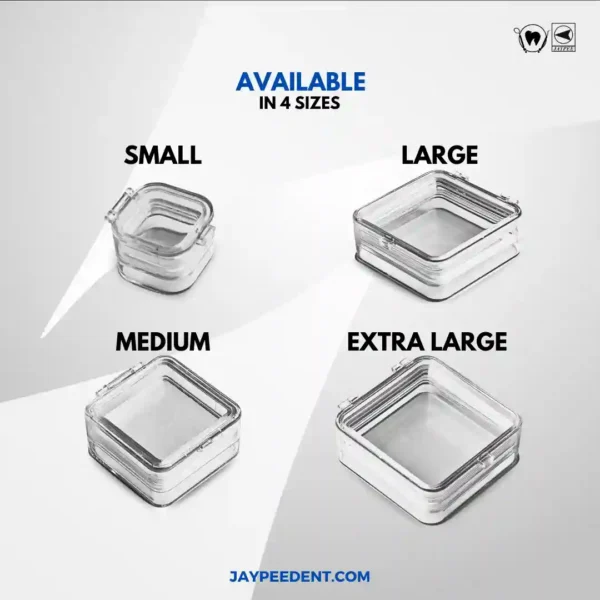 Jaypee Dent Membrane Box, Dental Laboratory Transparent Box, Crown And Bridge Storage