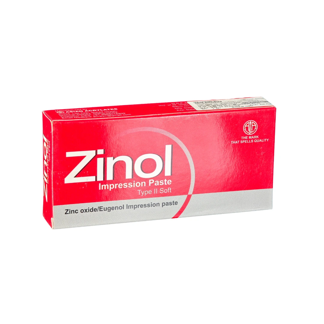 Asian Acrylates Zinol Impression Paste, Type Ii Soft, Zinc Oxide Eugenol Impression Paste 1 Asian Acrylates Zinol Impression Paste, Type Ii Soft, Zinc Oxide Eugenol Impression Paste