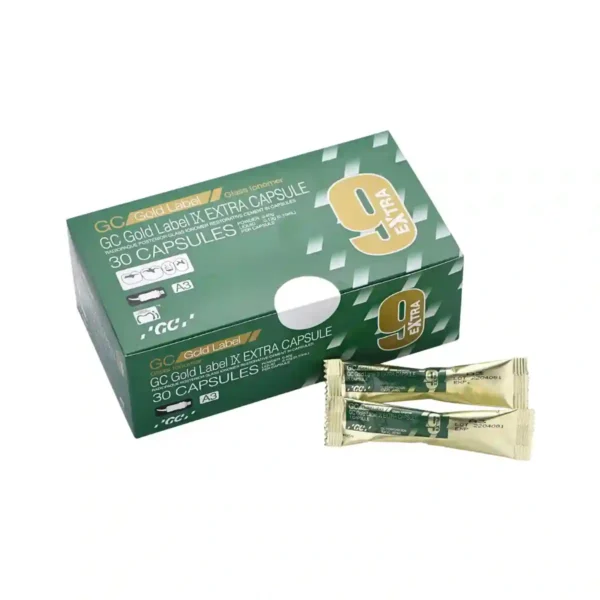 GC Gold Label IX Extra Capsules, Fuji IX GP Extra Capsules, Radiopaque Posterior Glass Ionomer Restorative Cement, Power 15g Liquid 8g
