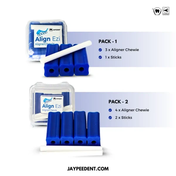 Jaypee Dent Align Ezi, Aligner Chewie Graphic 2, Packing