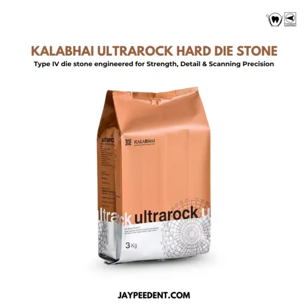Kalabhai Ultrarock Die Stone Class Iv, For C&Amp;B Master Model, Inlays And Onlays, 3 Kg